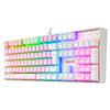 Teclado Mecânico Gamer Redragon Mitra, RGB, Switch Brown, ABNT2,