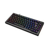 Teclado Mecânico Akko 5075s Clear Black Abnt2 Switch V3 Cream Pur
