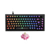 Teclado Mecânico Akko 5075s Clear Black Abnt2 Switch V3 Cream Pur