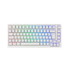 Teclado Gamer Akko MG75 ABNT2 Branco Switch Silver V3 Pro