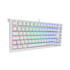 Teclado Gamer Akko MG75 ABNT2 Branco Switch Silver V3 Pro