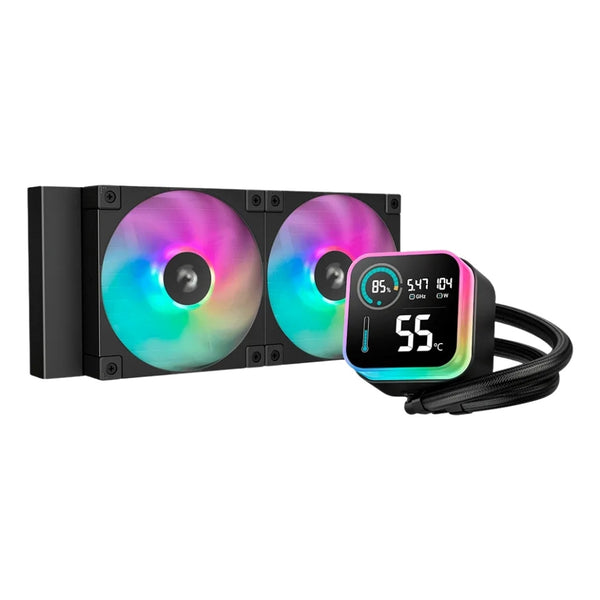 Water cooler R-LQ240-BKLSMW-G-1 preto Deepcool