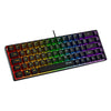 Teclado Clanm Axell Gamer 65% Membrana Backlight Preto