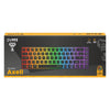 Teclado Clanm Axell Gamer 65% Membrana Backlight Preto
