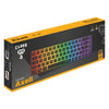 Teclado Clanm Axell Gamer 65% Membrana Backlight Preto