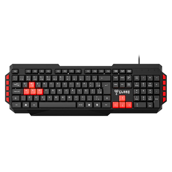 Teclado de Membrana Gamer Clanm Styger CL-T8184