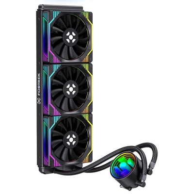 Water cooler breezy fan triplo preto Fortrek
