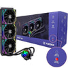 Water cooler breezy fan triplo preto Fortrek