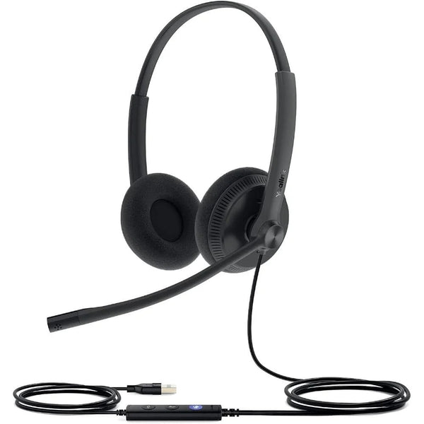 Fone de Ouvido com Fio USB Headset Yealink UH34 Lite Dual Teams