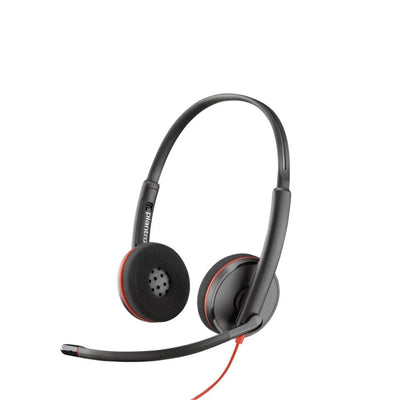 FONE DE OUVIDO HEADSET POLY BLACKWIRE C3220 DUPLO USB-A/C - 8X228