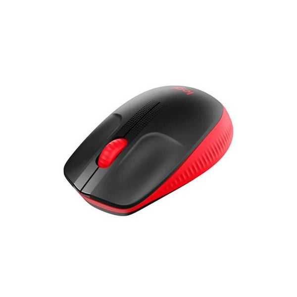 Mouse Logitech sem fio M190 vermelho