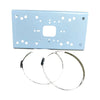 Suporte vertical Pole Mount com abraçadeira inox