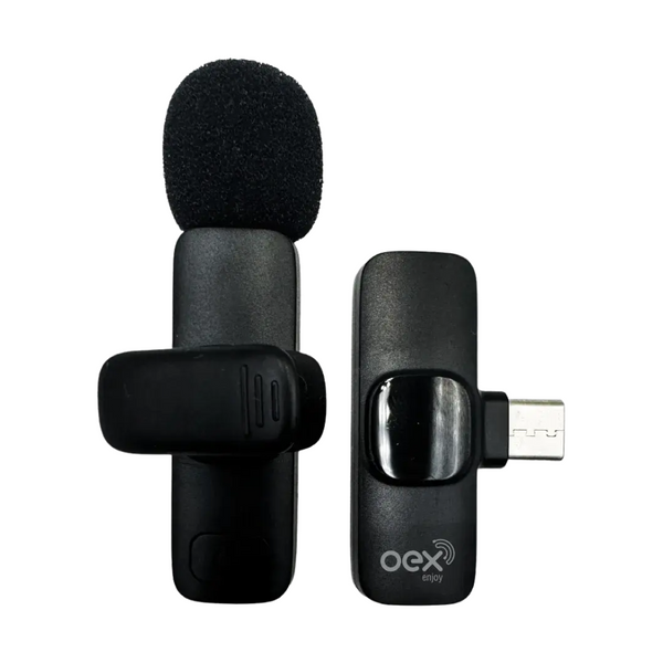 Microfone de Lapela sem fio OEX MK307 Type-C MK307