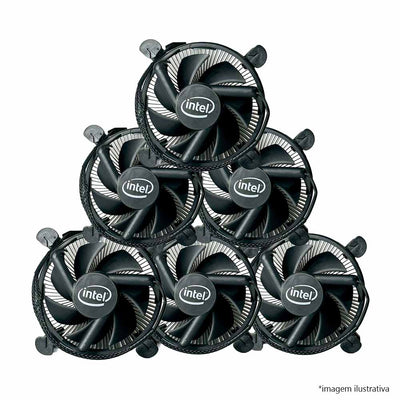 Kit com 30 unidades do cooler para processador preto Intel LGA 11