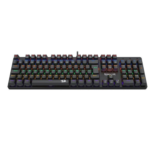 Teclado mecanico gamer Redragon K608-R Valheim Rainbow
