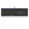 Teclado mecanico gamer Redragon K608-R Valheim Rainbow