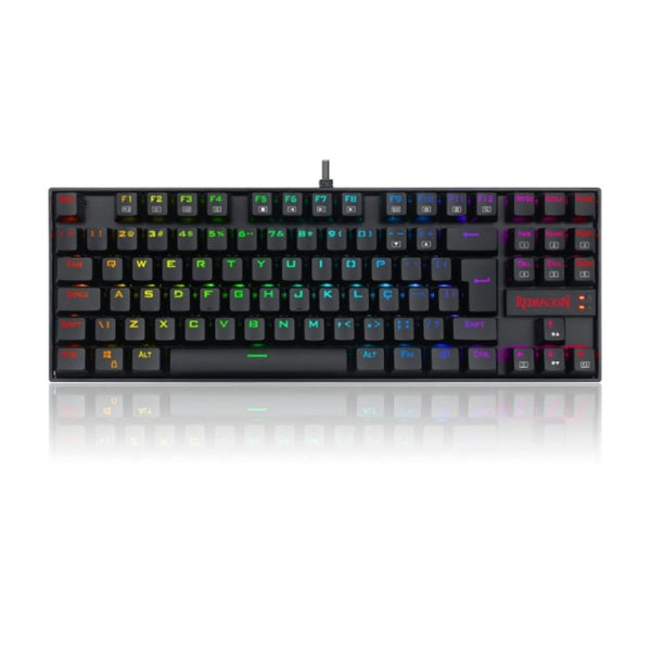 Teclado magnetico gamer Redragon K552 Kumara Pro RGB Switch marro