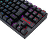 Teclado magnetico gamer Redragon K552 Kumara Pro RGB Switch marro