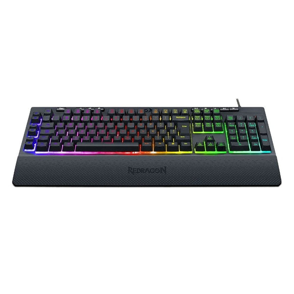 Teclado membrana gamer Redragon K512 V2 SHIVA RGB