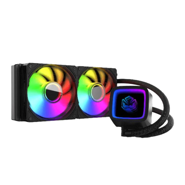 Water Cooler PCYES Tundra Black Vulcan ARGB 240mm WCTBV240