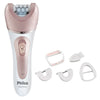 Depilador Philco PDP01R Aqua Deluxe Bivolt 5 em 1 Sem Fio