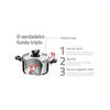 Jogo de Panelas Tramontina Solar Baquelite 6 Peças Inox