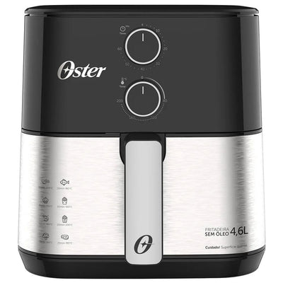 Fritadeira Sem Óleo Oster OFRT520 Inox Compact 4,6L 220V