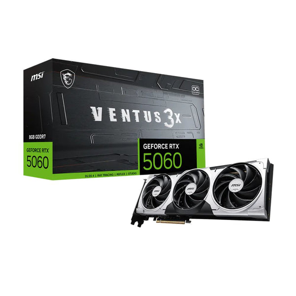 Placa de Vídeo MSI GeForce RTX 5060 Ventus 3X OC 8GB GDDR7