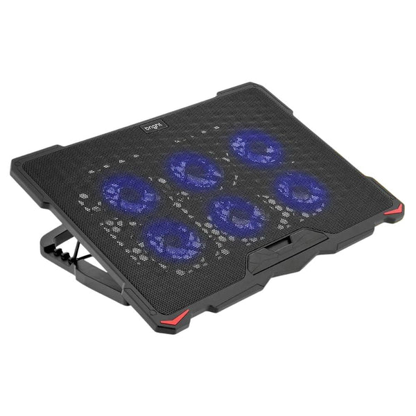 Suporte para Notebook Bright BC002 até 17,3" com 6 Fans LED