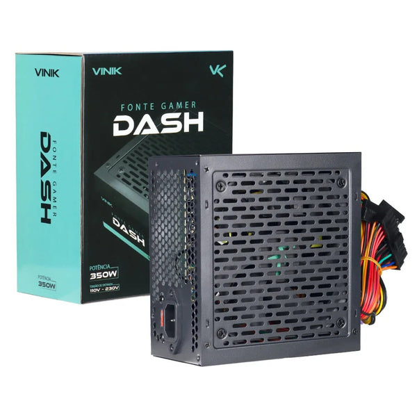 Fonte ATX 350W Reais Gamer Vinik Dash VFG350WPV3 Bivolt -296857