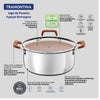 JOGO DE PANELA TRAMONTINA ROMAGNA 4 PEÇAS ACO INOX MARFIM - 28799