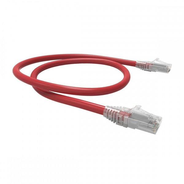 Patch Cord Furukawa Multilan Cat.6 U/UTP 0,5m Vermelho T568A/B