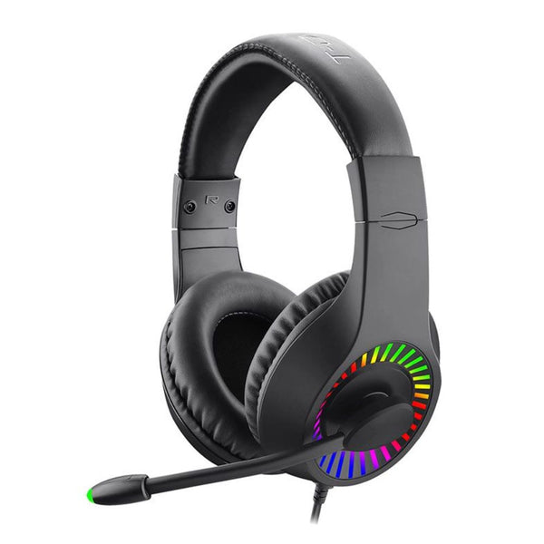Headset Gamer T-Dagger Caspian RGB 40mm Preto T-RGH211