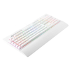 Teclado Gamer Óptico Redragon Brahma K586W-RGB Pro Branco RGB
