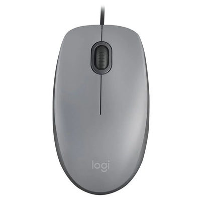 Mouse com fio M110 Silent cinza Logitech 910-006757