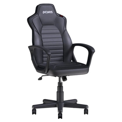Cadeira Gamer PCYES Mad Racer STI Turbo Black Vulcan Preta 135°