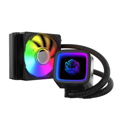 Water Cooler PCYES Tundra Black Vulcan ARGB 120mm 150W Intel AMD