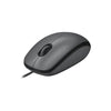 Mouse Logitech M100 USB preto
