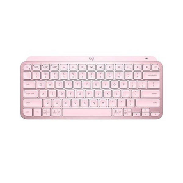 Teclado sem fio Logitech MX Keys Mini rosa - 920-010507