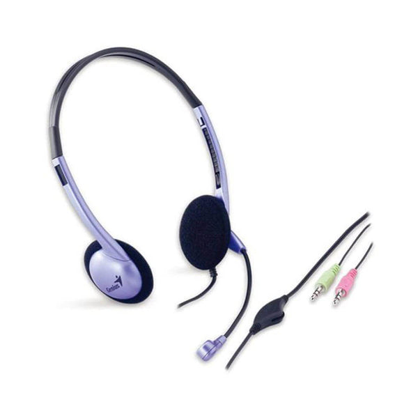 FONE DE OUVIDO C/MICROFONE GENIUS HS-02B PTO/PRA