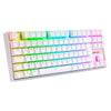 Teclado Mecânico Gamer Redragon Kumara Pro RGB Branco ABNT2