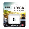 Cartão de Memória Kingston High Endurance MicroSD 128GB Classe 10