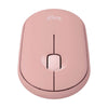 Mouse sem fio Logitech Pebble Mouse 2 M350s rosa - 910-007048