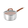 JOGO DE PANELA TRAMONTINA ROMAGNA 4 PEÇAS ACO INOX MARFIM - 28799