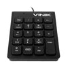 Teclado Numérico USB Dynamic DT91 19 Teclas Cabo 1,8m Preto