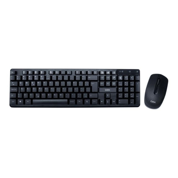Kit teclado e mouse sem fio Oex TM408