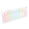 Teclado Gamer Óptico Redragon Brahma K586W-RGB Pro Branco RGB