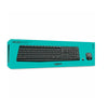 Kit teclado e mouse sem fio MK235 cinza e preto Logitech