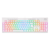 Teclado Gamer Óptico Redragon Brahma K586W-RGB Pro Branco RGB
