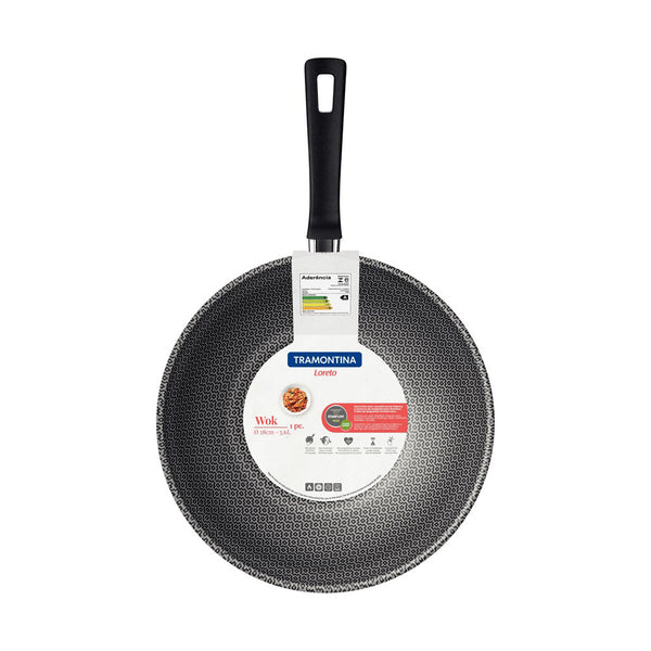 Wok Tramontina Loreto 28 centímentros 3,6 litros vermelho